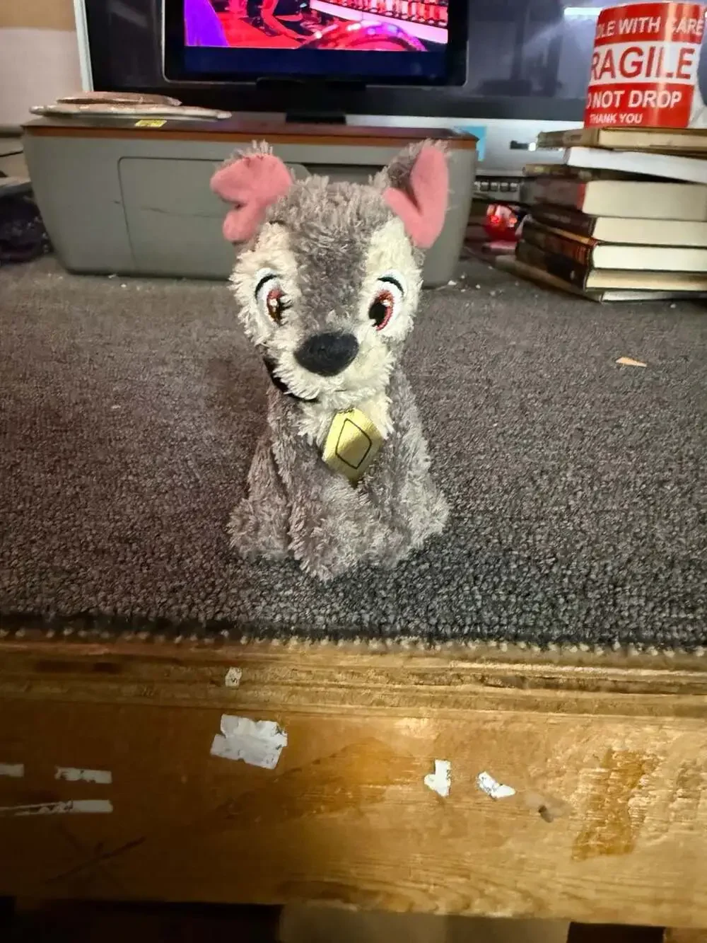 Disney Store Lady and the Tramp Scamp Dog Plush 12